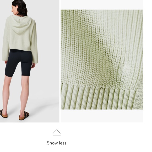 Sweaty Betty Summer Beach Crop Hoodie, M - Picture 6 of 7